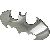 Fan Emblems Batman 3D Car Badge - 1989 Batwing Logo - Large (Chrome: 7.3 x 3.6 x 0.4 inches)
