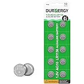 DURNERGY LR1130 Battery 10 Pack, AG10 Button Cell Batteries, 389 Watch Battery, LR1130 Button Cell Batteries LR54 1.5V Batter