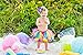 traderplus Little Girls Layered Rainbow Ribbon Tutu Skirt Dress Ballet Tiered (Small / 1-3 Years)