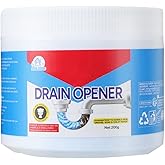 BELL BIRDCrystal Lye Drain Opener,Crystal Lye Drain Cleaner,Pipeline Dredging Agent,Drains Clog Remover Agent,Unclogs Bathroom and Kitchen Sinks,Shower Pipes (260g/9.2oz)