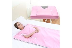 Gorapture Infrared Sauna Blanket - Sauna Blanket with Remote Control for Exercise Recovery, Portable Infrared Sauna Blanket for Home Relaxation Calm Your Body and Mind Pink