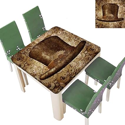 Amazon Com Printsonne Polyesters Tablecloth Steampunk Top Hat As