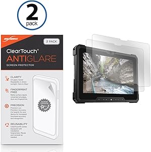 Dell Latitude 7212 Rugged Extreme Tablet Screen Protector, BoxWave&uml; [ClearTouch Anti-Glare (2-Pack)] Anti-Fingerprint Matte Film Skin for Dell Latitude Rugged 12