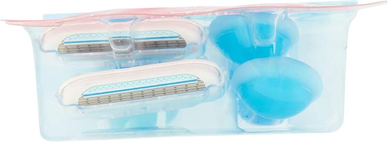 Gillette venus oceana aparelho de barbear feminino descartável, pacote com 4 lâminas