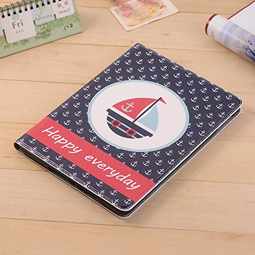 Sammid iPad Air Cute Case,Premium PU Leather Flip Folio Stand Case with Pen Holder Slot,for iPad Air/Air 2/2017/2018 New iPad - Thumbnail 5