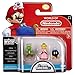 Nintendo Mario Bros Universe Micro Wave 1: Bob-Om, Princess Peach and Yoshi Action Figure, 3-Pack