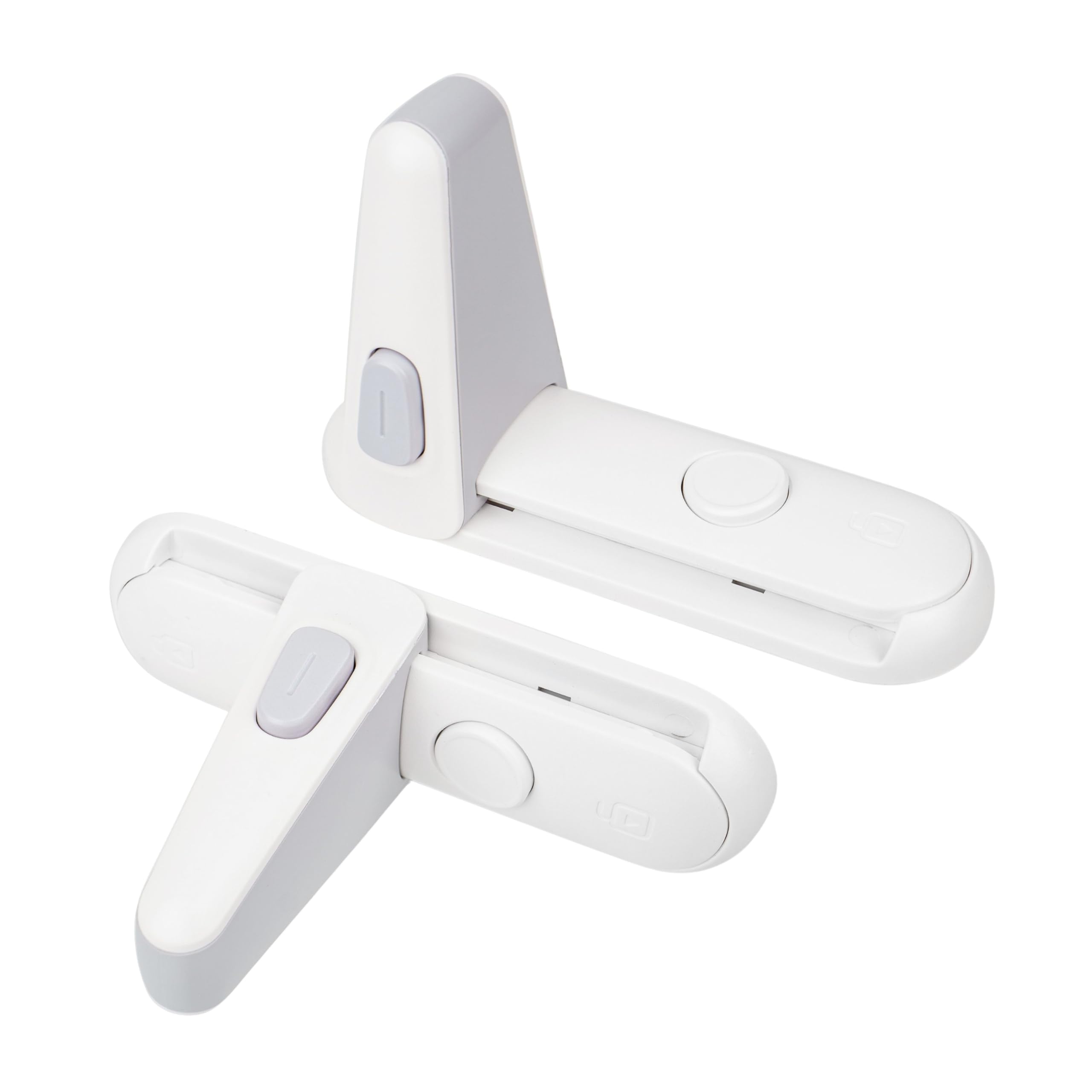 Door Handle Lock, 2 pcs, White, for Children and Pets, Prevents Opening of Doors, Child Proof Door Lock, Toddler Door Latch, Baby Safety Door Blocker, Childproof Door Lever Lock, Babyproofing Door