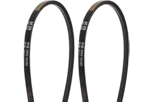 HARFINGTON 2Pcs M-29 Rubber V Belt Drive Transmission Belt 29" Pitch Girth 10mm Width 5.5mm Height JIS Standard Industrial Po