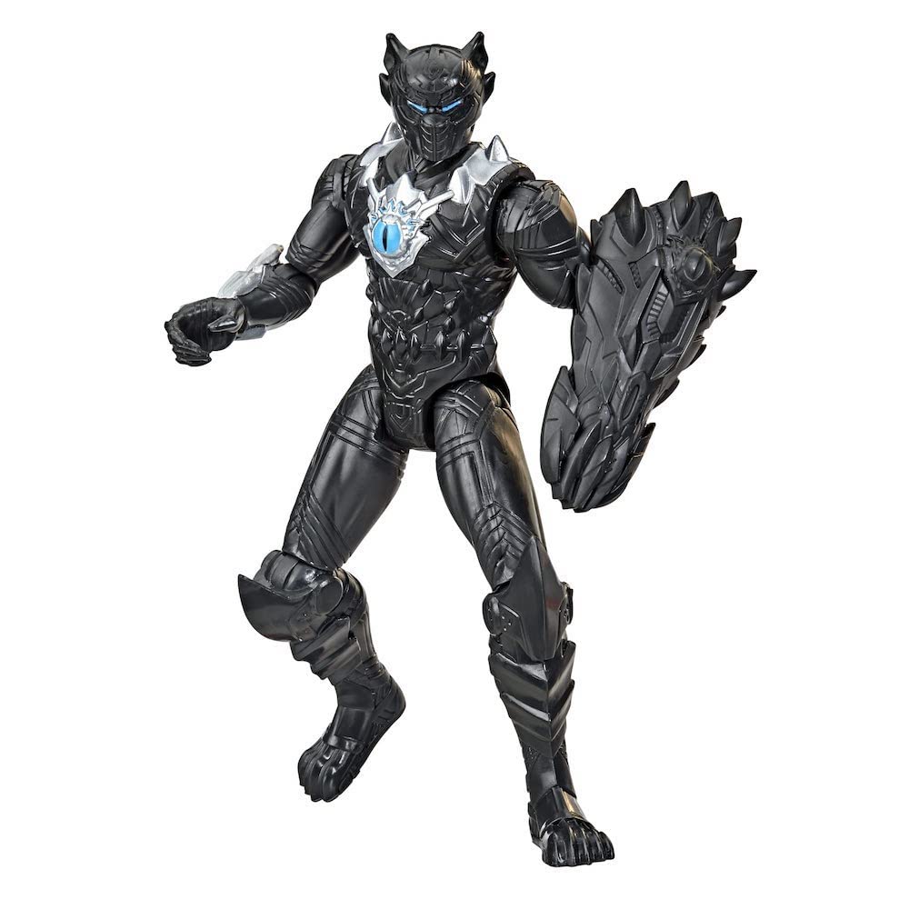 Marvel Hasbro Avengers Mech Strike Monster Hunters Black Panther Toy, 15 cm-Scale Action Figure, Toys for Kids Ages 4 and Up, Multicolor, One Size (F4426)