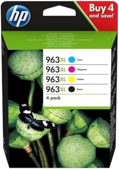 HP 963 XL 3YP35AE Set of 4 Original Cartridges for OfficeJet Pro 9010 9025
