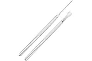 LUNEY 2PCS Clay Pottery Sculpting Tools, Stainless Steel Polymer Pottery Clay Sculpturing Carving Modeling Scraper Craft Tools