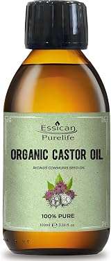 Essican Purelife Castor Oil Organic Hexane Free 100ml Glass Bottle view 1
