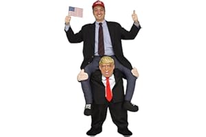 MatGui Halloween Carry Ride On Me Shoulder Adult Christmas Mascot Costume Ride On Costume