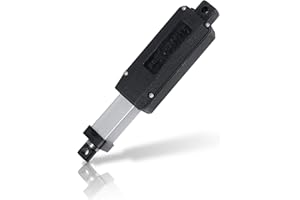 Progressive Automations 12V Micro Linear Electric Actuator - 0.8 inch, 5 lbs Force with Brushed DC Motor, Durable & Compact Stroke for Food and Beverages, General and Home Automation, PA-07