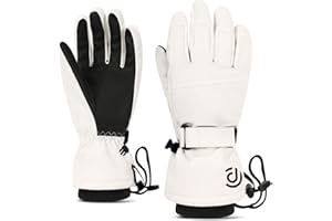 Lorpect Ski Gloves, Waterproof Snow Gloves, Touchscreen Snowboard Gloves, Winter Warm Gloves for Cold Weather