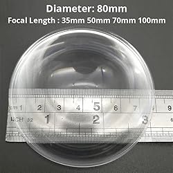 Microscope 80mm Optical Fresnel Lens Focal Length