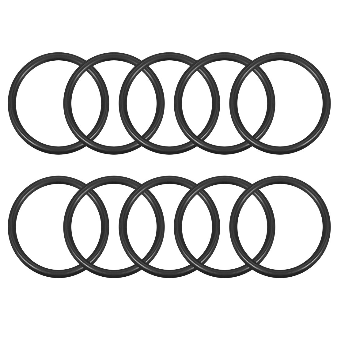 sourcingmap Nitrile Rubber O-Rings 70mm OD 58.6mm ID 5.7mm Width, Metric Sealing Gasket, Pack of 10