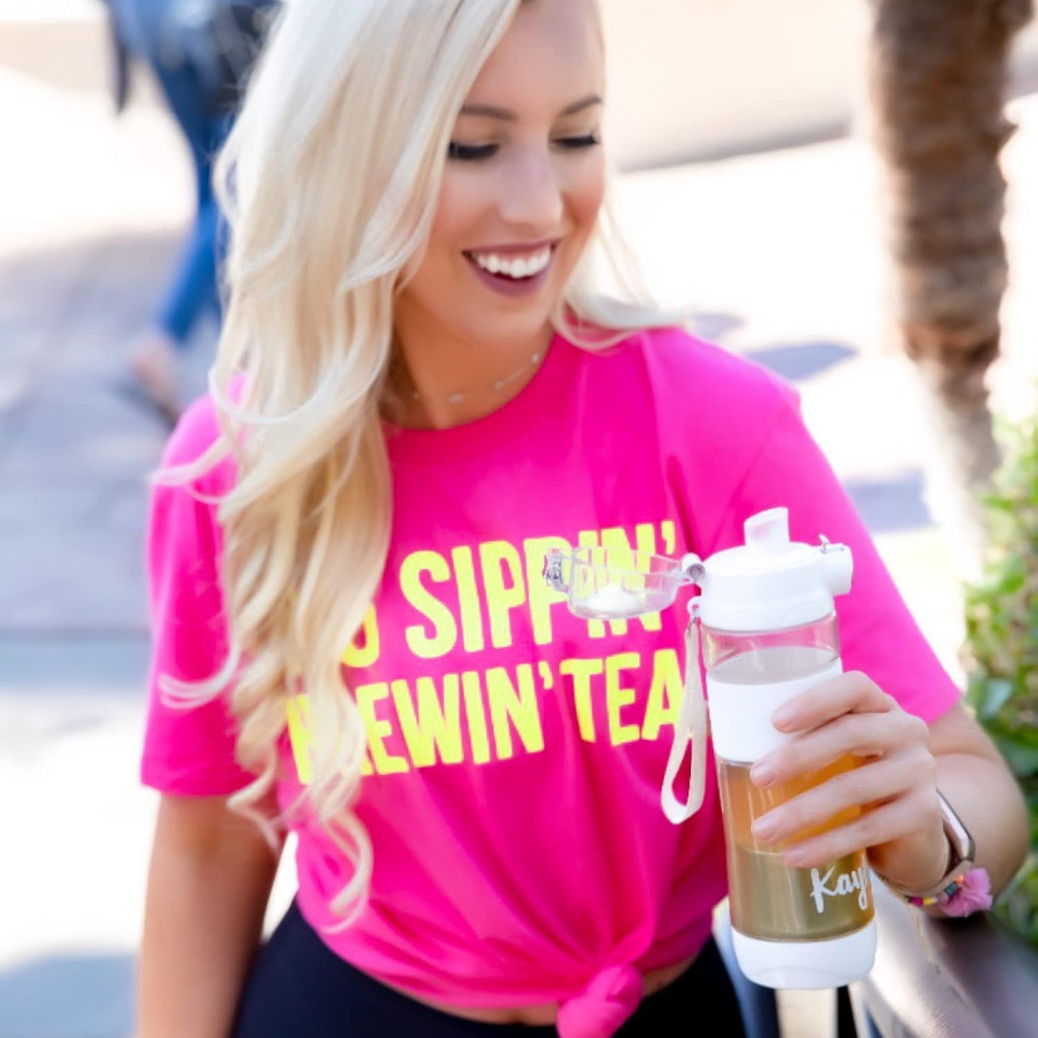 Katy’s Peach Bellini Loose Leaf Tea | Fruity & Refreshing Light White Herbal Tea | Apple, Peach & Mango | Caffeine-Free Tea | 30+ Cups | Hot or Iced | Premium Quality, Woman-Owned | 2.75oz Pouch