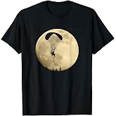 Paragliding Paramotor Moon Paragliding at Full Moon T-Shirt