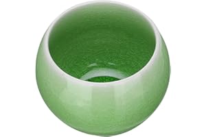 Handmade Tea Bowls 150ml / 5oz Ice Crack Decoration Chinese Japanese Teacup Ceramic Gong Fu Tea Set for Office Home Gifts, Gr