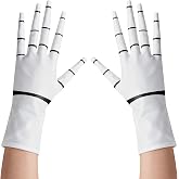 Aczyoxw Halloween Skeleton Gloves Costume for Men