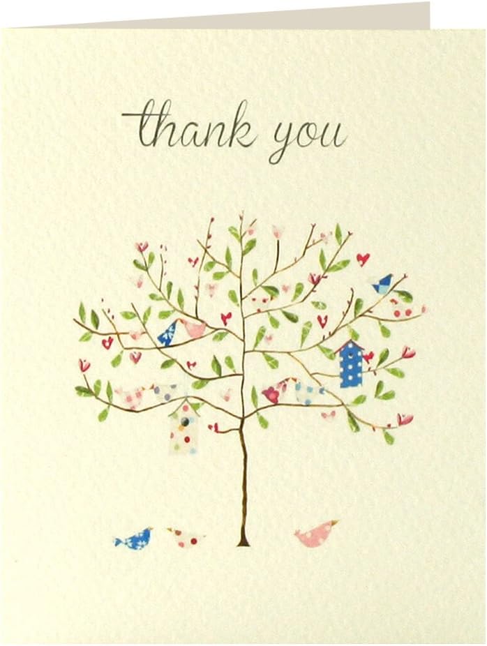 James Ellis Mini Stationery"Tree Thank You" Notecard (Pack of 5)