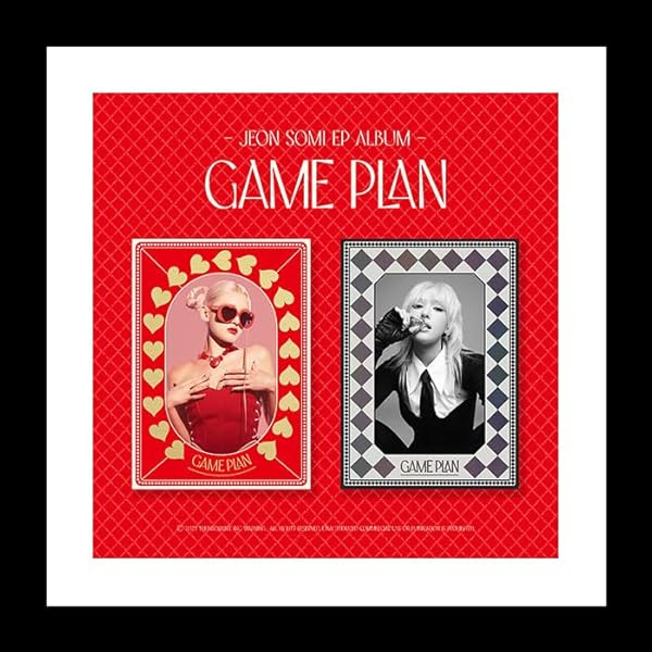 Amazon.com: Jeon Somi GAME PLAN EP Album Standard RED Version CD+
