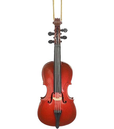 Instrument Ornament Houten Miniatuur Cello Replica Met Bow Stand Gift Box Mini Muziekinstrument Miniatuur Poppenhuis Model Home Decoratie