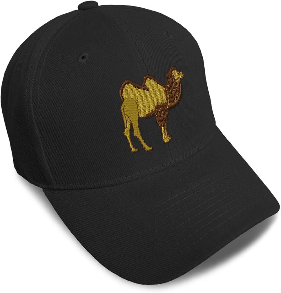 Baseball Cap Animal Wildlife Desert Camel Farm and Domesticated Acrylic