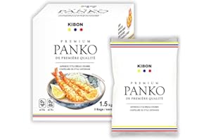 Kibon Panko Japanese Style Breadcrumbs, 3x 500g Packs