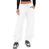 DISCIPBUSH Cargo Pants Women Baggy - Parachute Pants for Women, Rave Pants Y2K Pants, Festival Outfits for Women