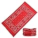 KALILY Headwear Head Wrap Sport Headband Sweatband - 6PCS Paisley Patterns Magic Scarf for Camping, Running, Cycling, Fishing etc