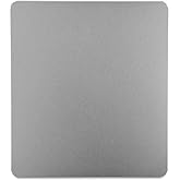 Aluminum Mouse Pad, Hard Gaming Mouse Pads with Double Sided Metal Mouse Mat for Desk,Laptop, Computer, Office and Gaming(Silver)