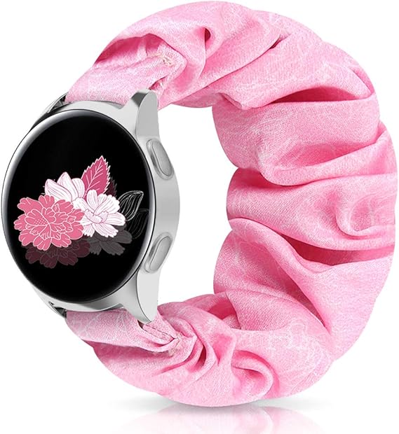 20mm Scrunchie Watch Band for Galaxy Watch Active Amazon.co.uk