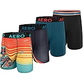 AEROPOSTALE Mens Boxer Briefs 4 Pack Poly Spandex Performance Boxer Briefs Underwear