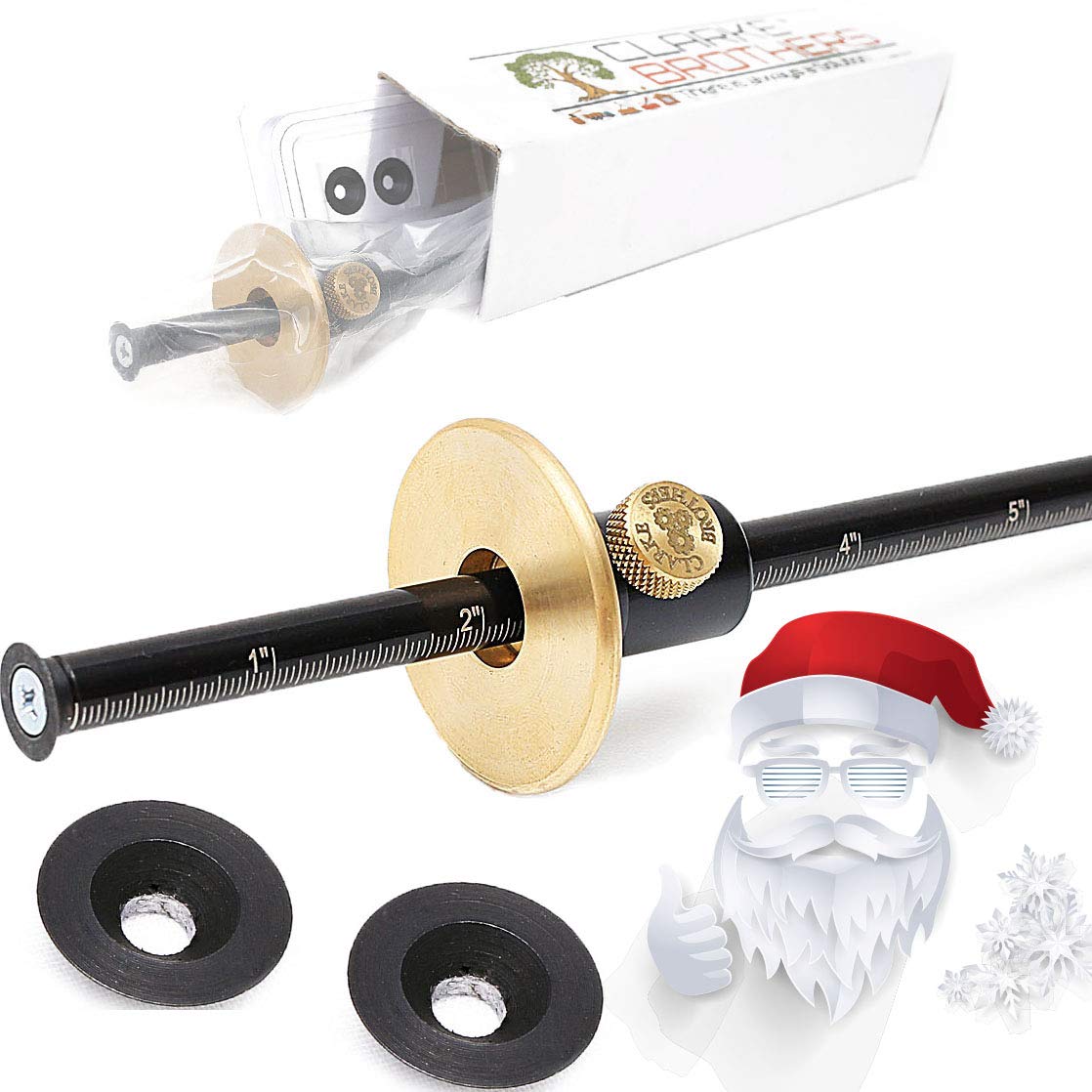 Wheel Marking Gauge woodworking tool set with 2 replacement Cutters