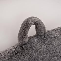 NTBED Reading Pillow Faux Fur Bed Wedge Backrest