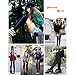 Ysense Pack of 2 Womens Girls Winter Over Knee Leg Warmer Knit Crochet Socks Leggings, (Black/Grey), One Size