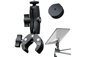 SZFZMZ Starlink Mini Mount, Adjustable Clamp Mount for RV Ladders, Guardrails and Roof Rack, Universally Adjustable Angle Clamp Mount, Starlink Mini Accessories, Compatible with Original Pipe Adapter