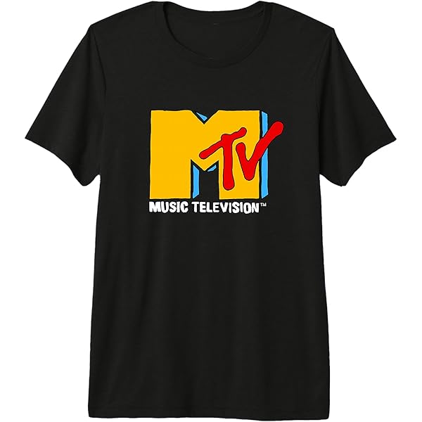 Amazon.com: MTV Retro Eighties Neon Primary Color Pop Art Logo T