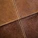 Vintage Nubuck Leather Cross-body Satchel Messenger Bag Small Casual Shoulder Purse (Brown)