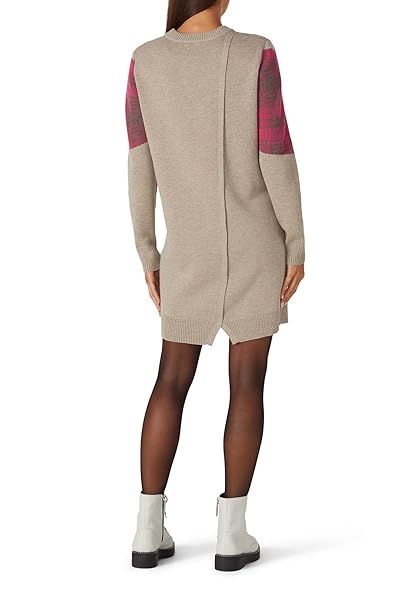 THAKOON COLLECTIVE RENT THE RUNWAY PRE-LOVED ARGYLE SWEATER DRESS, MULTICOLORED, X-LARGE