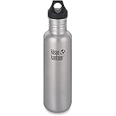 Klean Kanteen Classic Single Wall Stainless Steel Water Bottle with Leak Proof Loop Cap