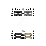 AmeriBRAKES Front Semi-Metallic Rear Ceramic Disc