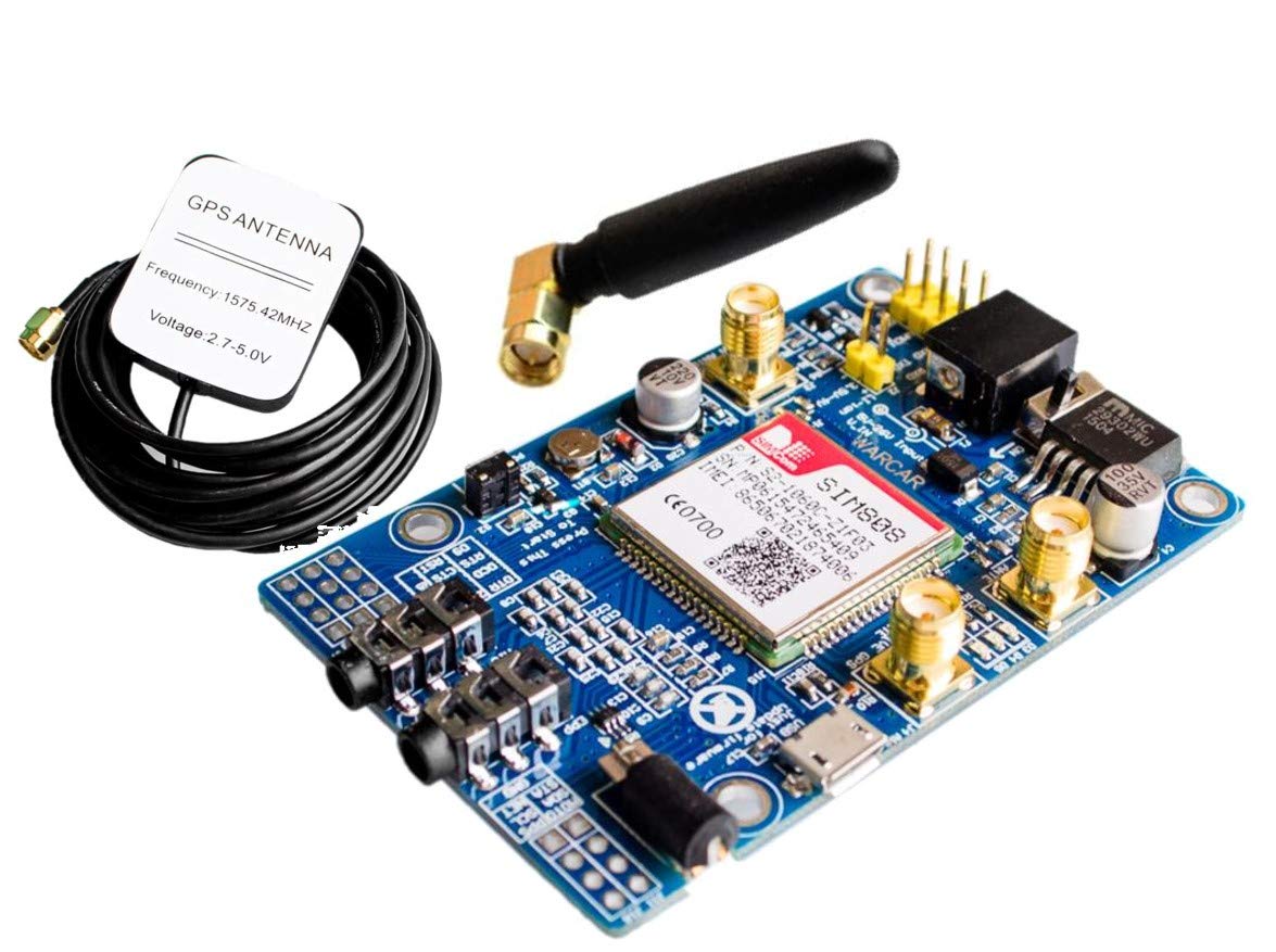 SIM808 Module gsm GPRS GPS Development Board IPX SMA with GPS gsm Antenna
