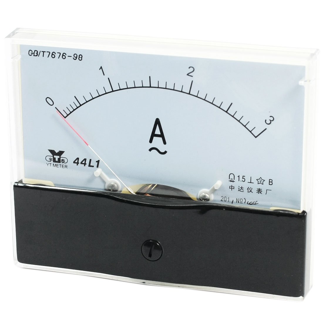 Sourcingmap Measurement Tool Analog Ammeter Gauge AC 0-3A Measuring Range 44L1