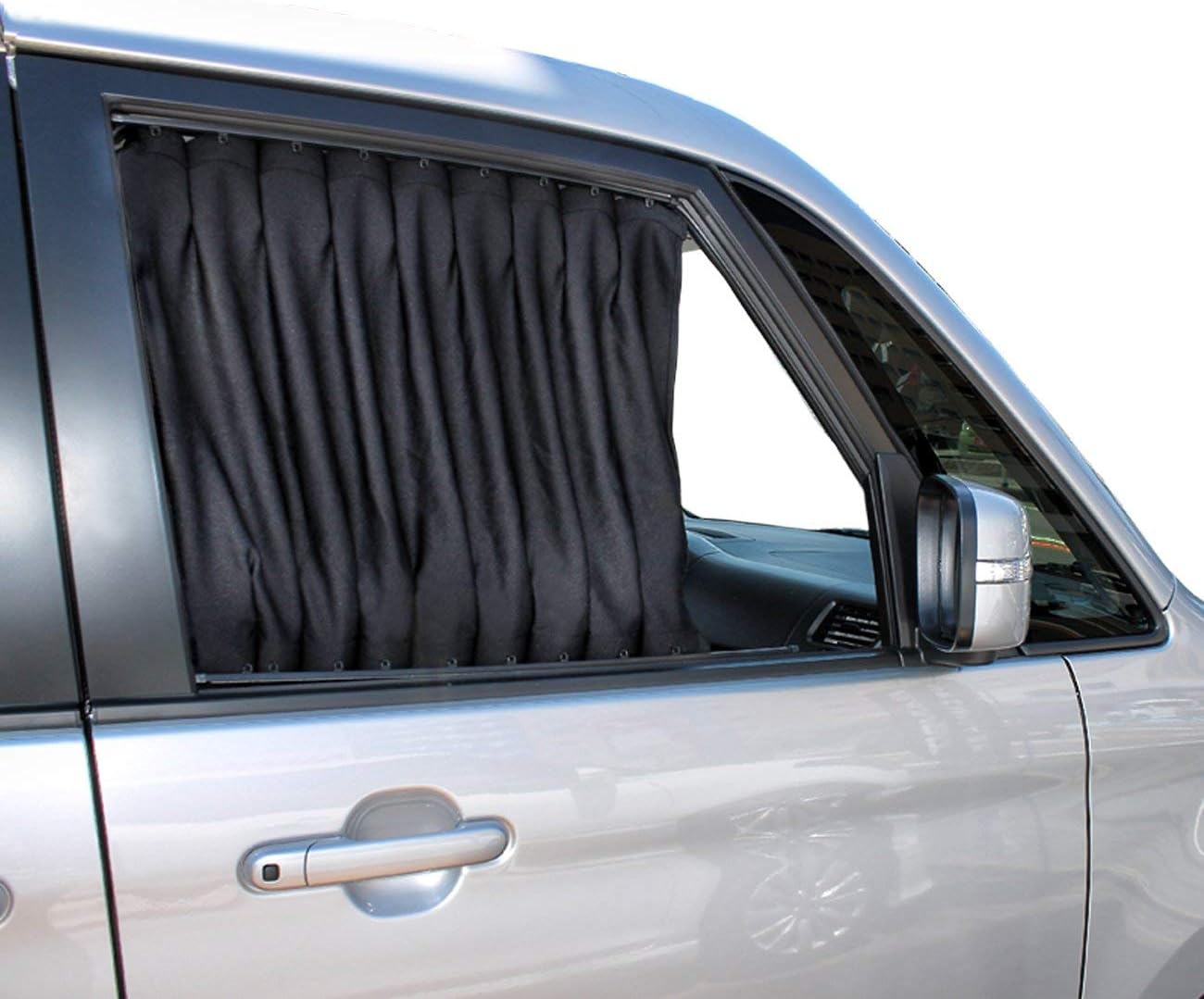 パレットsw カーテン フロントカーテン 車 遮光 車中泊 フロントサイド ブラック 日よけ カーテン 車 バイク Amazon