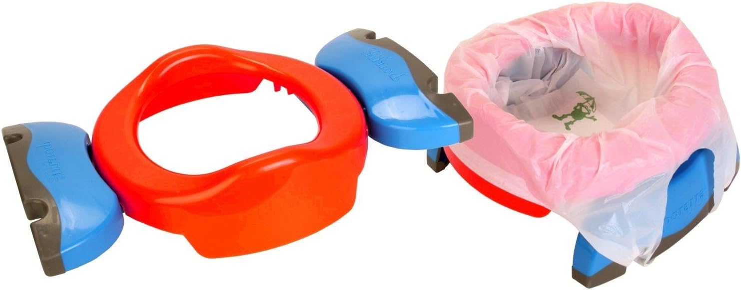 Potette Plus Travel potty - Red Blue