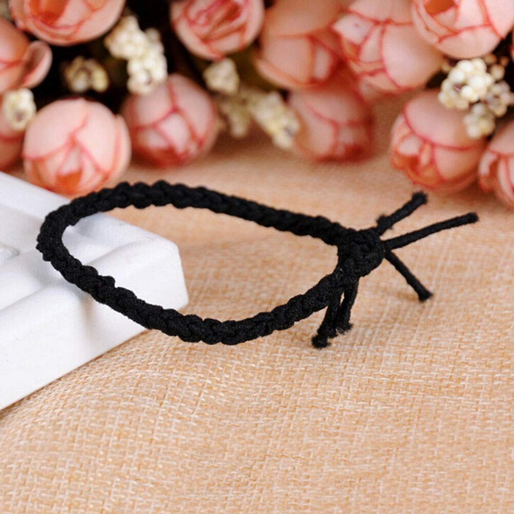 Amazon Com Mopolis 10x Elastic Braided Hair Ties Band Rope