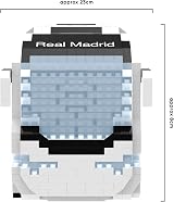 FOCO Official Real Madrid BRXLZ 3D Bricks Coach Construction Toy Model view 4